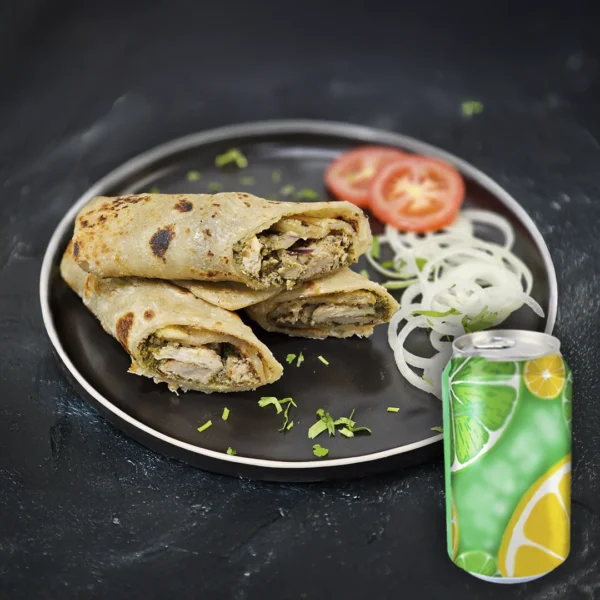 Wrap with soft drink